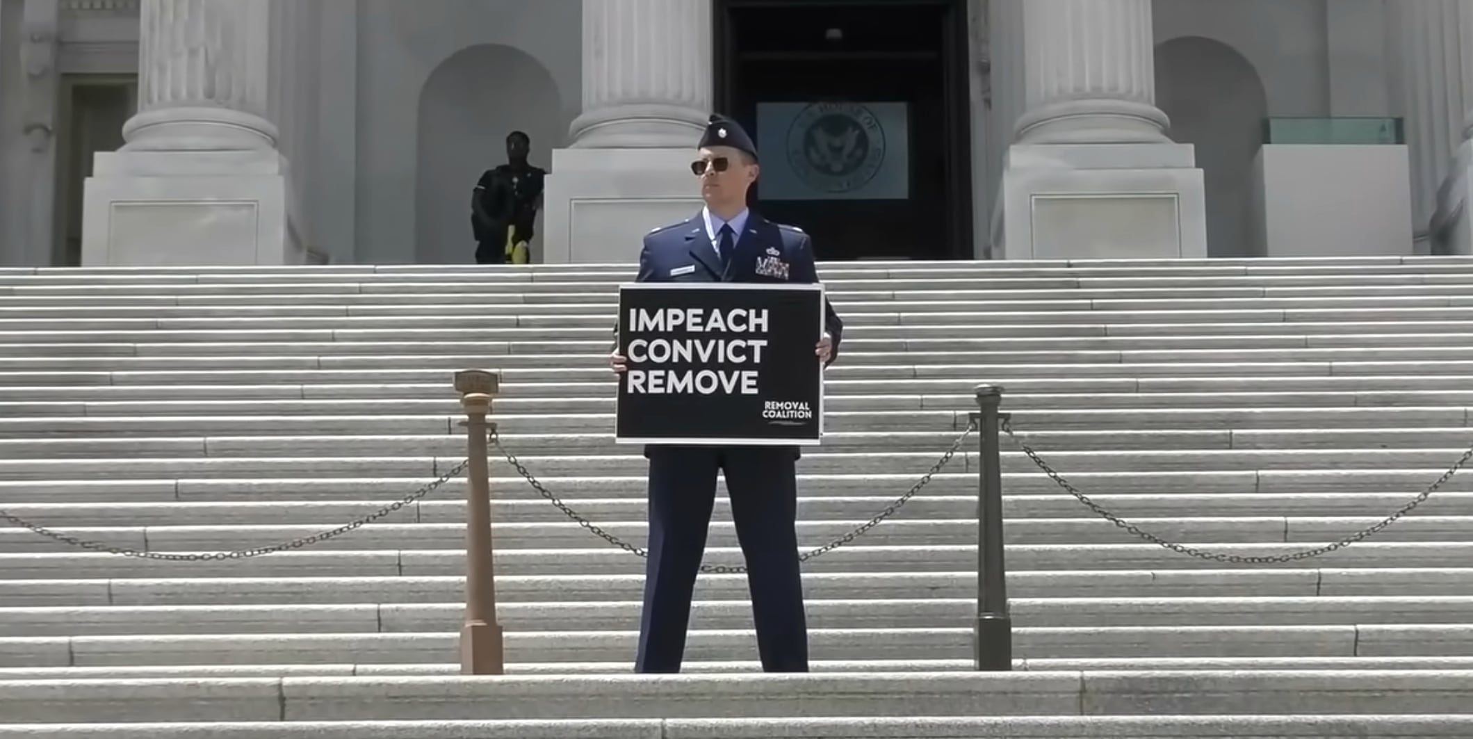 Air Force major who called for Trump impeachment requests special court - martial