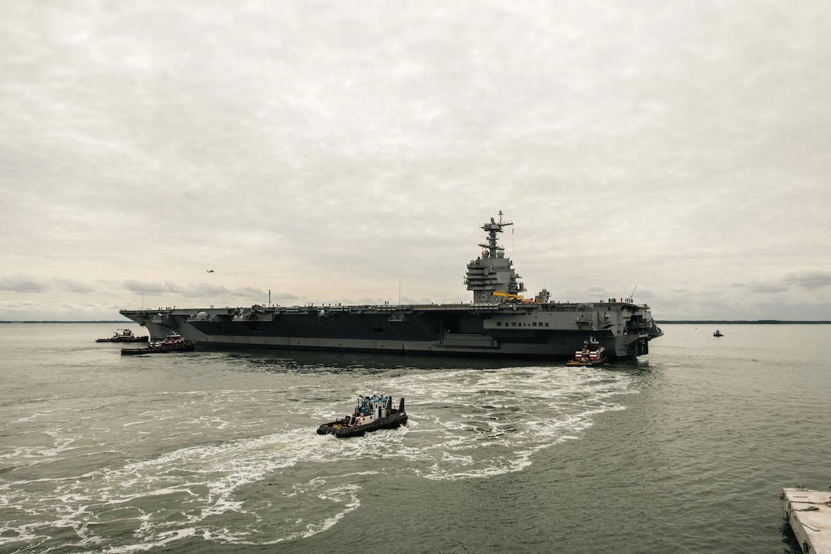 US Navy signs off on ‘preliminary acceptance’ of aircraft carrier USS John F. Kennedy US Navy signs off on ‘preliminary acceptance’ of aircraft carrier USS John F. Kennedy